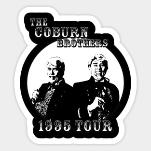 The Coburn Brothers Absolutely Real 1995 Tour Sticker